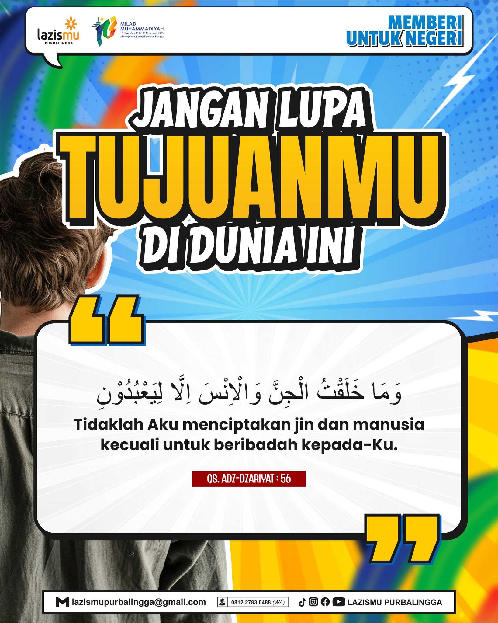 Reminder: Adz Dzariyat ayat 56